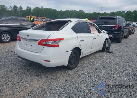 2015 Nissan Sentra S из США, поврежденный, VIN 3N1AB7AP8FY280917